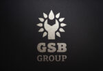 Логотип GSB Group монохром горизонтальный