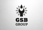 Логотип GSB Group серый горизонтальный