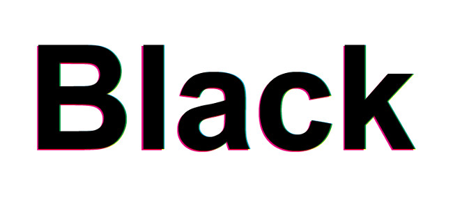 Black. V.T.O.