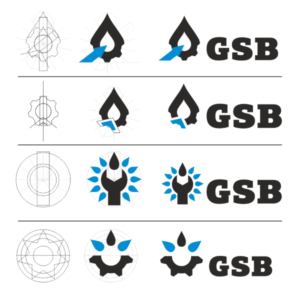Создание логотипа. GSB