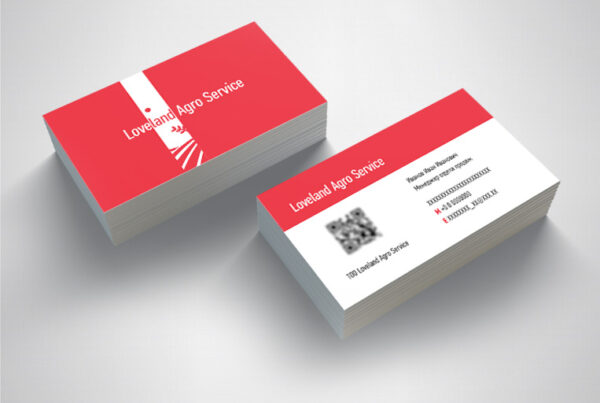 Love Land Agro Service, дизайн, визитки, алматы, дизайн визитки