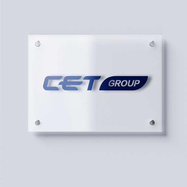 Таблички на дистанционных держателях для CETGroup.